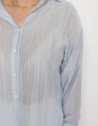 melya by melody Cămașă Albastru deschis cu croială Oversize Dolamana
