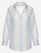 melya by melody Cămașă Albastru deschis cu croială Oversize Dolamana