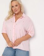 melya by melody Cămașă Roz din Bumbac cu croială clasică Jenevia