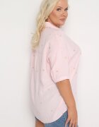 melya by melody Cămașă Roz din Bumbac cu croială clasică Jenevia