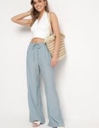 melya by melody Pantaloni Albastru deschis