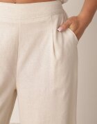 melya by melody Pantaloni Bej Largi cu elastic în talie cu in Araniells