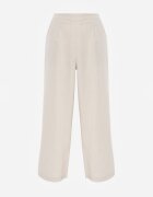 melya by melody Pantaloni Bej Largi cu elastic în talie cu in Araniells