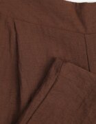 melya by melody Pantaloni casual structurali largi cu talie înaltă Sofede Maro