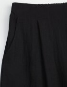 melya by melody Pantaloni casual structurali largi cu talie înaltă Sofede Negri