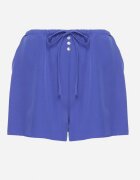 melya by melody Pantaloni scurți Granat cu elastic în talie și talie înaltă Givata
