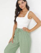 melya by melody Pantaloni Verzi
