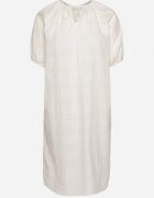 melya by melody Rochie Albă de bumbac Oversize cu legătură la gât Tolanea