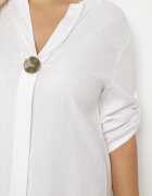 melya by melody Rochie Albă din Vâscoză și In Croi drept Asimetrică Toliria