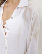 melya by melody Rochie Bej deschis Oversize Stil cămașă Rarosa