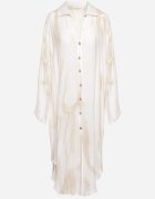melya by melody Rochie Bej deschis Oversize Stil cămașă Rarosa