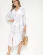 melya by melody Rochie Verde deschis Oversize stil cămașă Rarosa