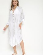 melya by melody Rochie Verde deschis Oversize stil cămașă Rarosa