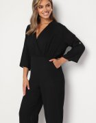 melya by melody Salopetă Neagră Lungă cu Decolteu petrecut Lauretia