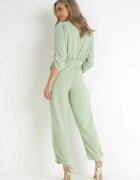 melya by melody Salopetă Verde Lungă cu Decolteu Petrecut Lauretia