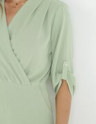 melya by melody Salopetă Verde Lungă cu Decolteu Petrecut Lauretia