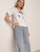 melya by melody T-shirt Alb