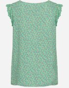 melya by melody Top fără mâneci Verde Cu dantelă decorativă Meava