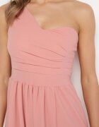 messaya Rochie Roz Elegantă Evazată pe un singur umăr Wistlia