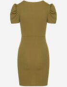 messaya Rochie Verde deschis Mulată cu Decolteu petrecut Hallimea
