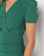 messaya Rochie Verde Mulată cu Decolteu Petrecut Hallimea