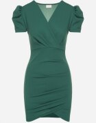 messaya Rochie Verde Mulată cu Decolteu Petrecut Hallimea