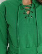 metro five Bluză Verde Crop Top cu legătură Kassima