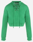 metro five Bluză Verde Crop Top cu legătură Kassima