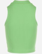 metrofive Top Elastic cu Decolteu Acoperit Verde Deschis Leodia