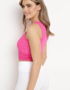 metro five Top Fucsia