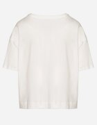 metrofive Tricou Alb din bumbac Decorat cu zirconii Fadelis