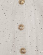 metrofive Cardigan oversize decorat cu paiete cu adaos de lână Arawen Alb