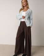 metrofive Cardigan oversize decorat cu paiete cu adaos de lână Arawen Albastru deschis