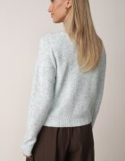 metrofive Cardigan oversize decorat cu paiete cu adaos de lână Arawen Albastru deschis