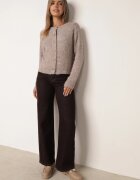 metrofive Cardigan oversize decorat cu paiete cu adaos de lână Arawen Bej închis