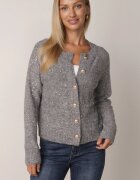 metrofive Cardigan oversize decorat cu paiete cu adaos de lână Arawen Gri