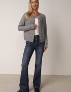 metrofive Cardigan oversize decorat cu paiete cu adaos de lână Arawen Gri