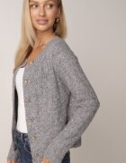 metrofive Cardigan oversize decorat cu paiete cu adaos de lână Arawen Gri