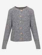 metrofive Cardigan oversize decorat cu paiete cu adaos de lână Arawen Gri