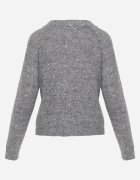 metrofive Cardigan oversize decorat cu paiete cu adaos de lână Arawen Gri