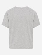 metrofive T-shirt din bumbac decorat cu cyrkonii Monomene Gri