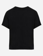 metrofive T-shirt din bumbac decorat cu cyrkonii Monomene Negru
