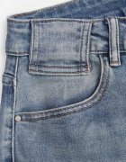 milas91 Blugi Albaștri cu croi Mom Fit cu talie înaltă Borselia
