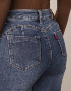 milas91 Blugi asortați din bumbac elastic cu decolorări Enies Albaștri