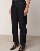 milas91 Blugi Mom Fit cu talie înaltă cu bumbac Berinna Bleumarin