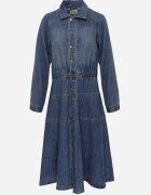 milas91 Blugi Rochie cu bumbac și cusături decorative Juni Albastră