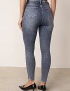 milas91 Blugi Skinny cu bumbac echipați cu elastic în talie Tamello Albaștri