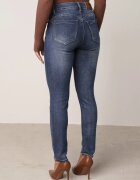 milas91 Blugi Slim Rurki Asortate cu Bumbac Modelator Push-Up Azraela Albaștri