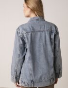 milas91 Geacă de blugi Albastră cu Croială Clasică Anlarra