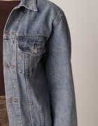 milas91 Geacă de blugi Albastră cu Croială Clasică Anlarra
